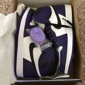 Air Jordan Purple Court 1’s